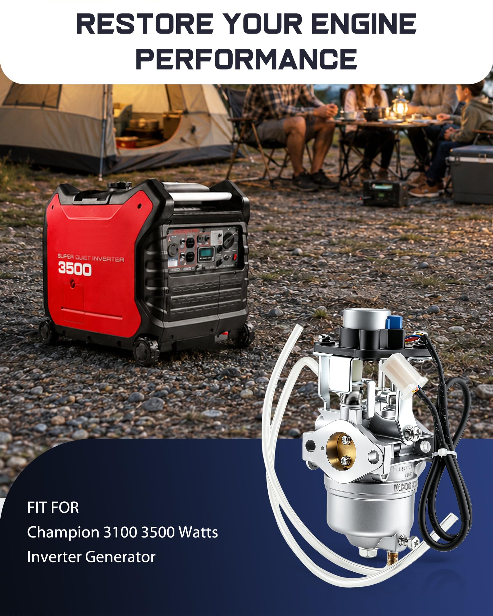 Amazon.com: Huayi 83.130000.01 Carburetor for Champion 3500 Watts